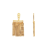Dancing Chains Behind Ear Earring - Single