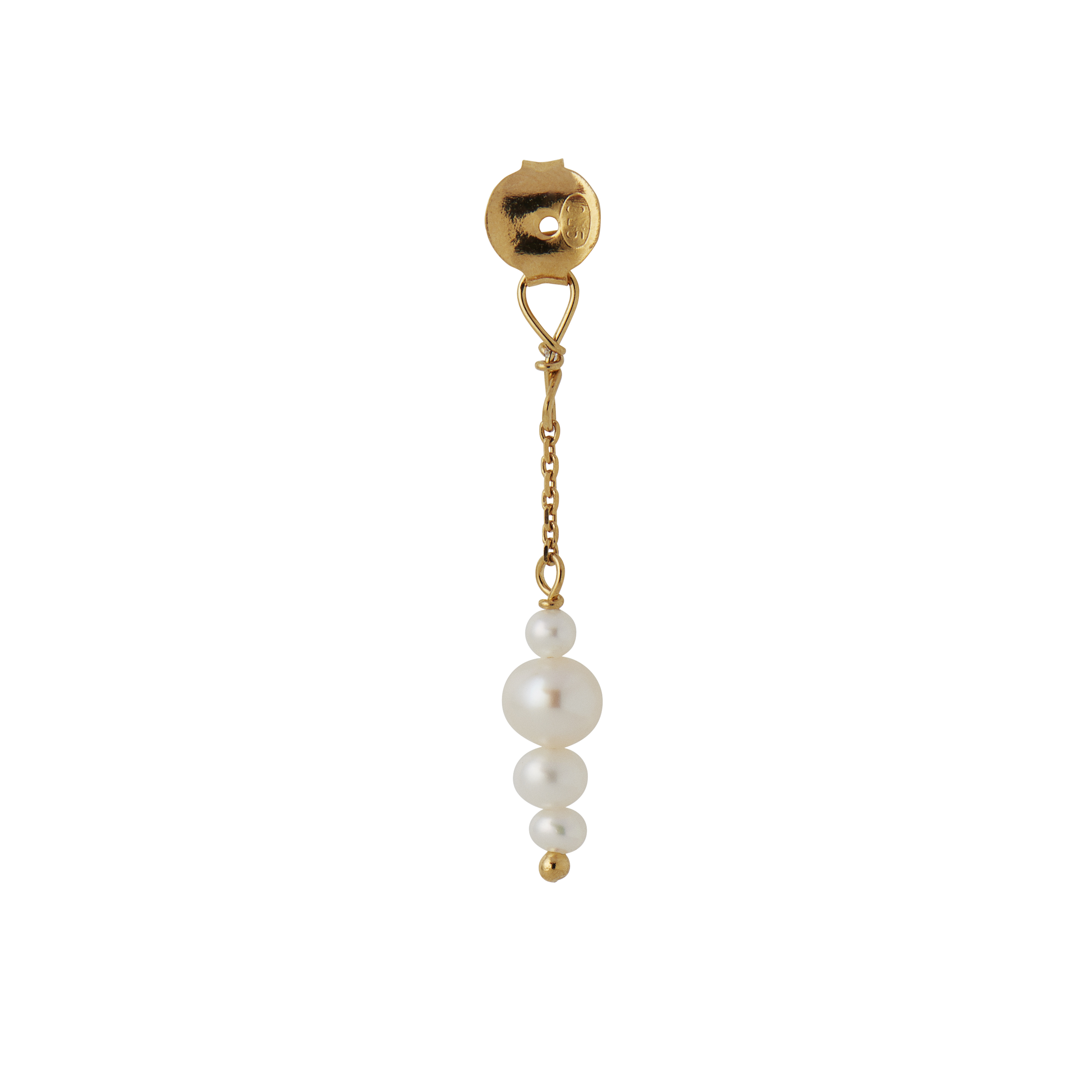 Pearl Berries Behind Ear Earring - Single