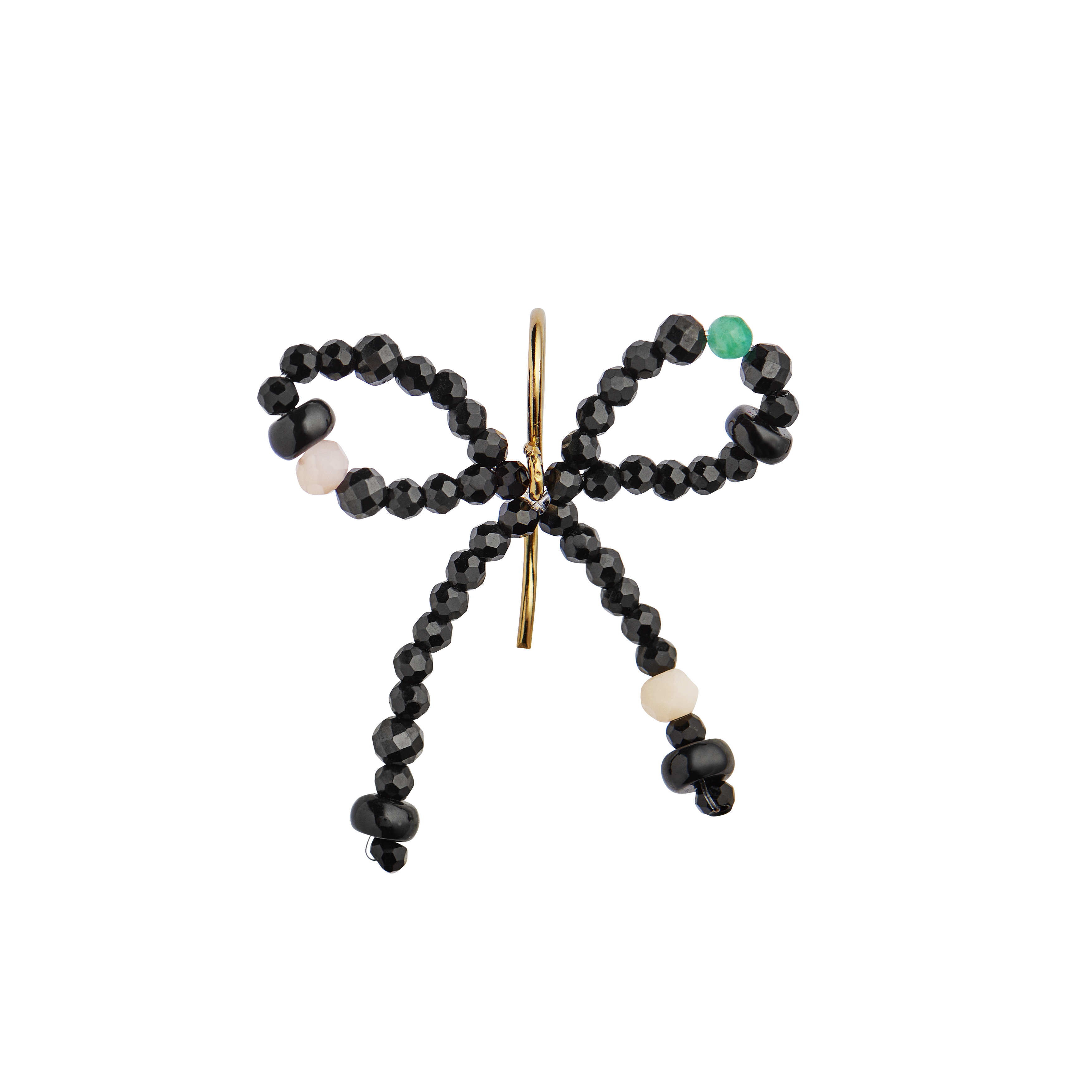 Lissé Bow Earring - Black Dream Colors - Single