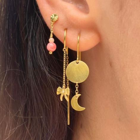 Sun and Moon Earring - Single