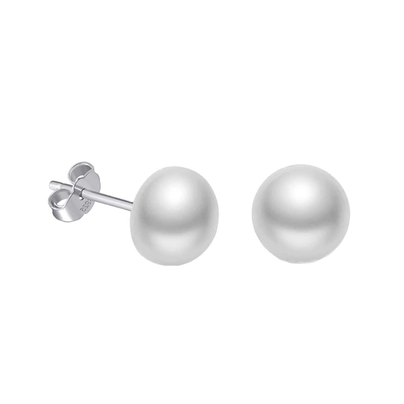 Pearl Studs 8mm