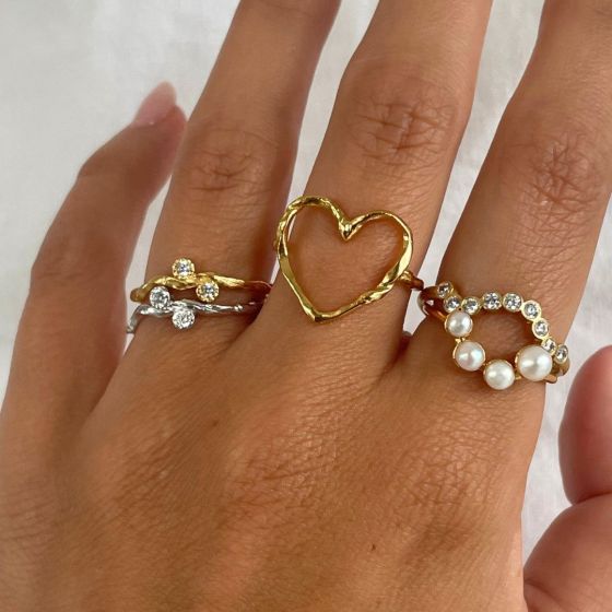 Funky Heart Ring